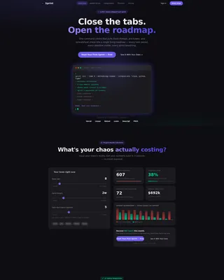 Software & SaaS Pricing Website Template