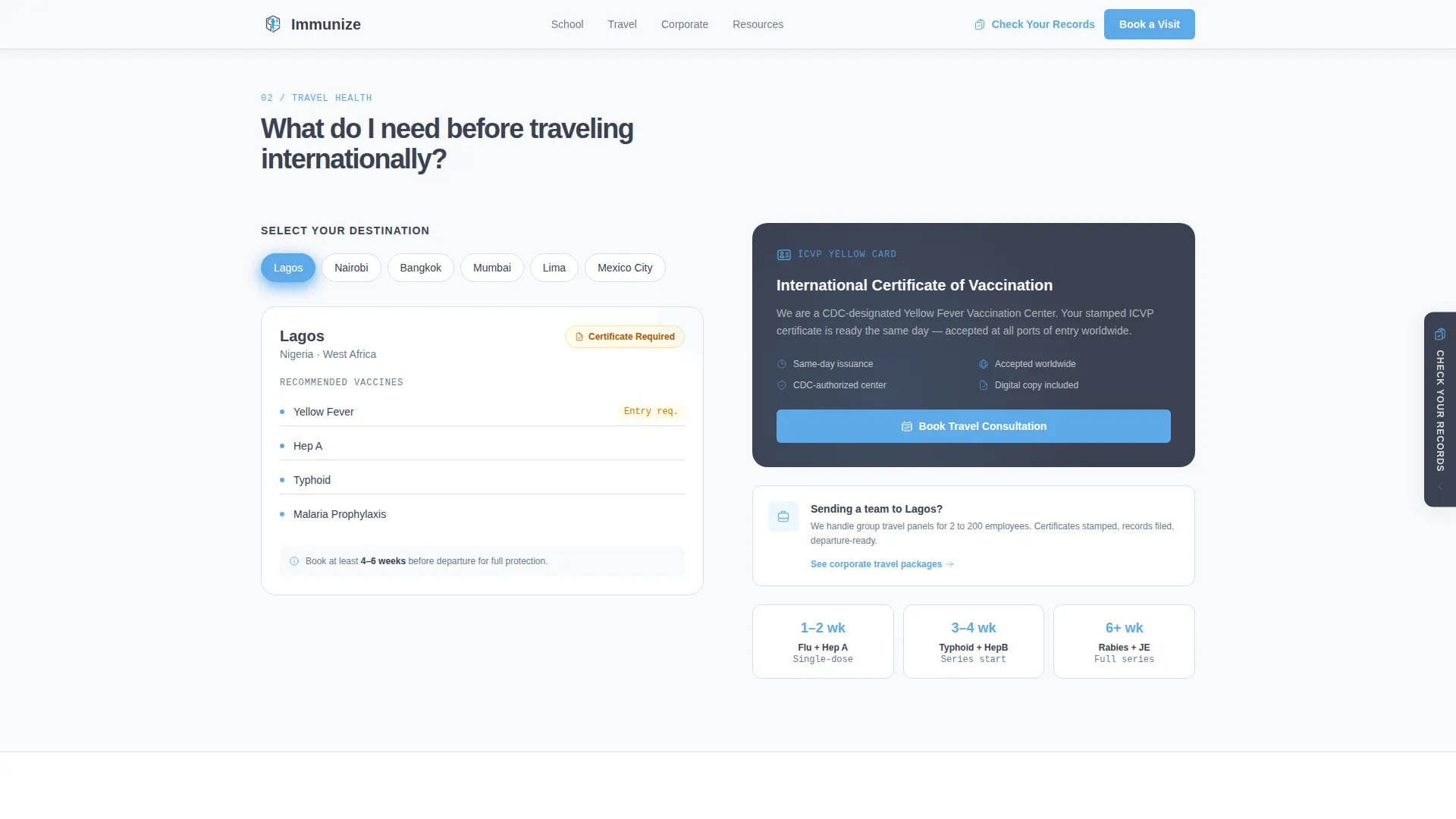 Public Health Department FAQ Website Template