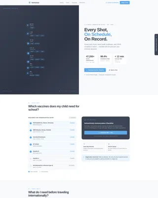 Public Health Department FAQ Website Template