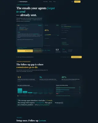 Real Estate Email Marketing Professional Website Template