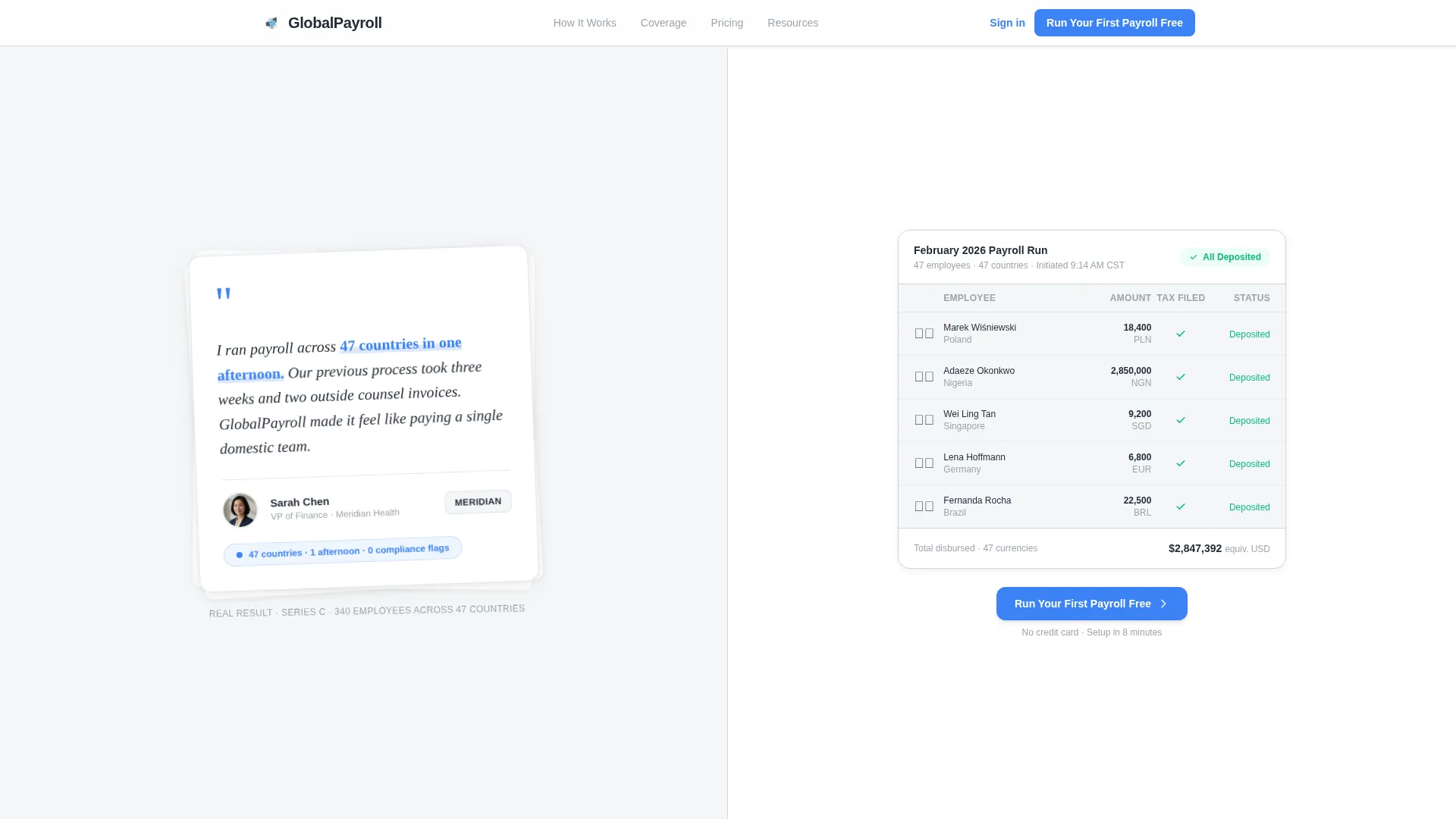 Payroll & Benefits Platform Reviews Website Template