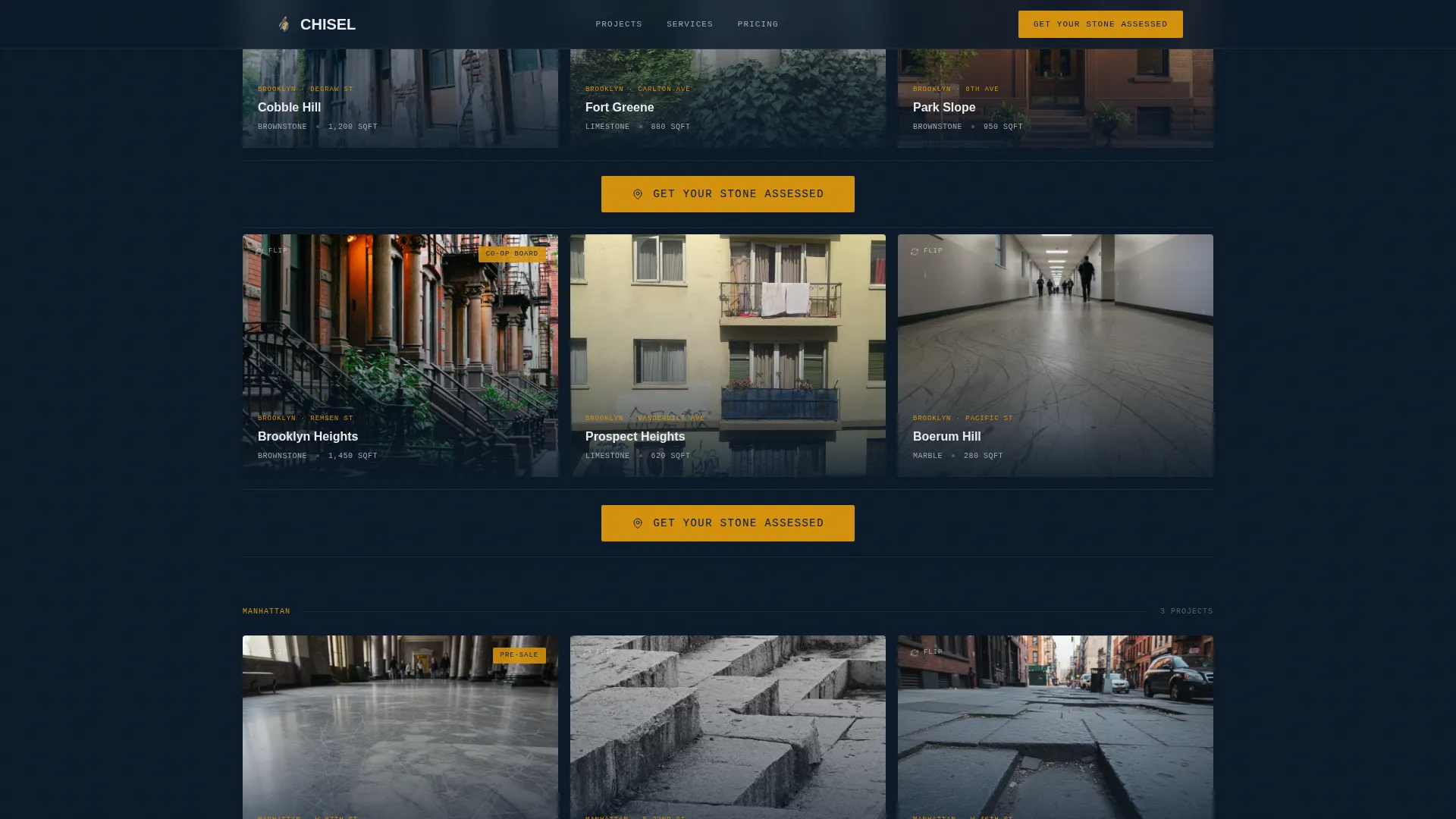 Stone Products & Booking Website Template