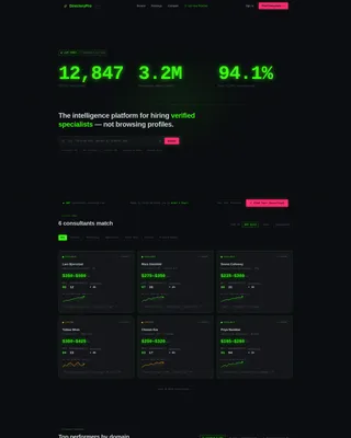 Consulting Digital Presence Directory Website Template