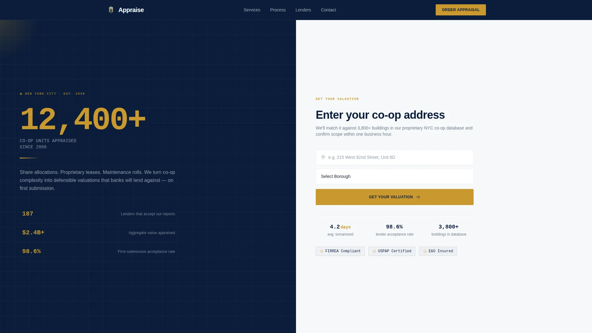 Co-op Housing Real Estate Professional Website Template