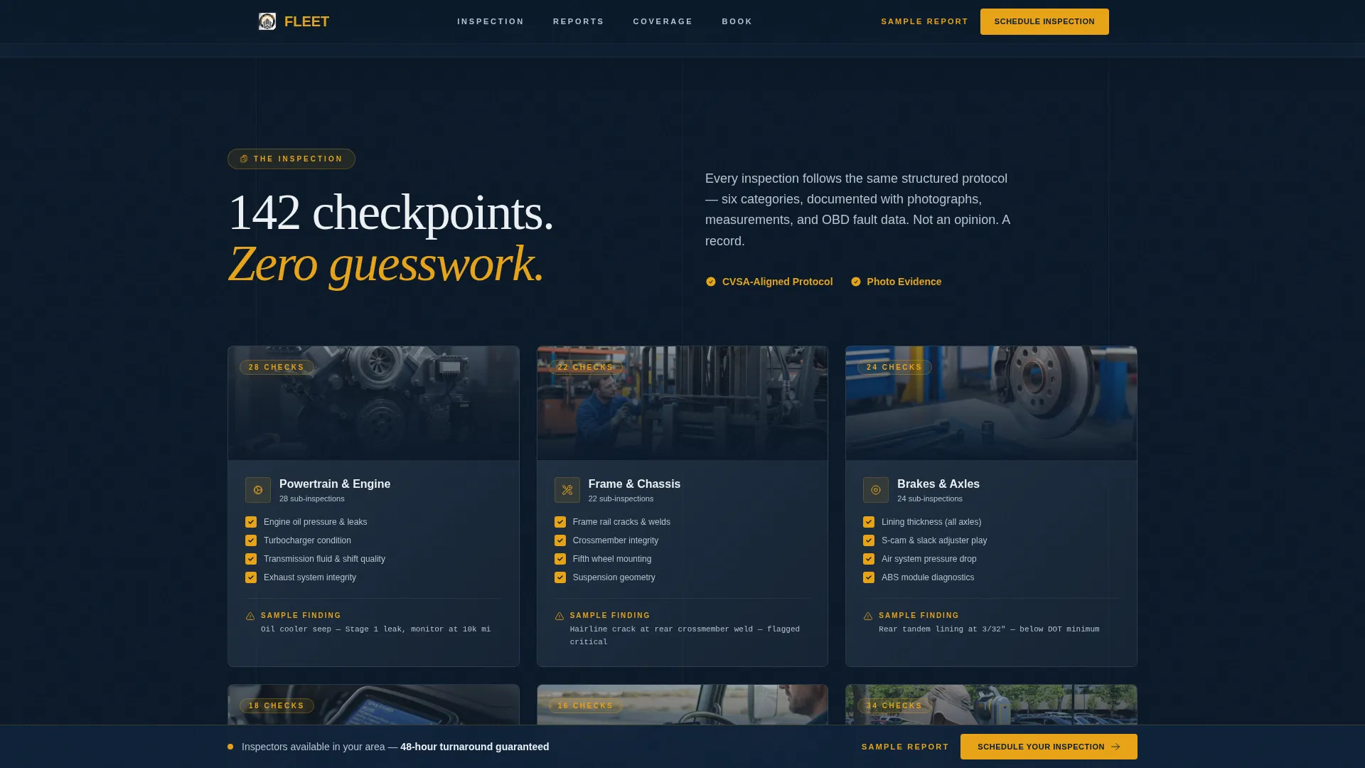 Vehicle Inspection & Testing Booking Website Template