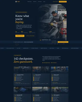 Vehicle Inspection & Testing Booking Website Template