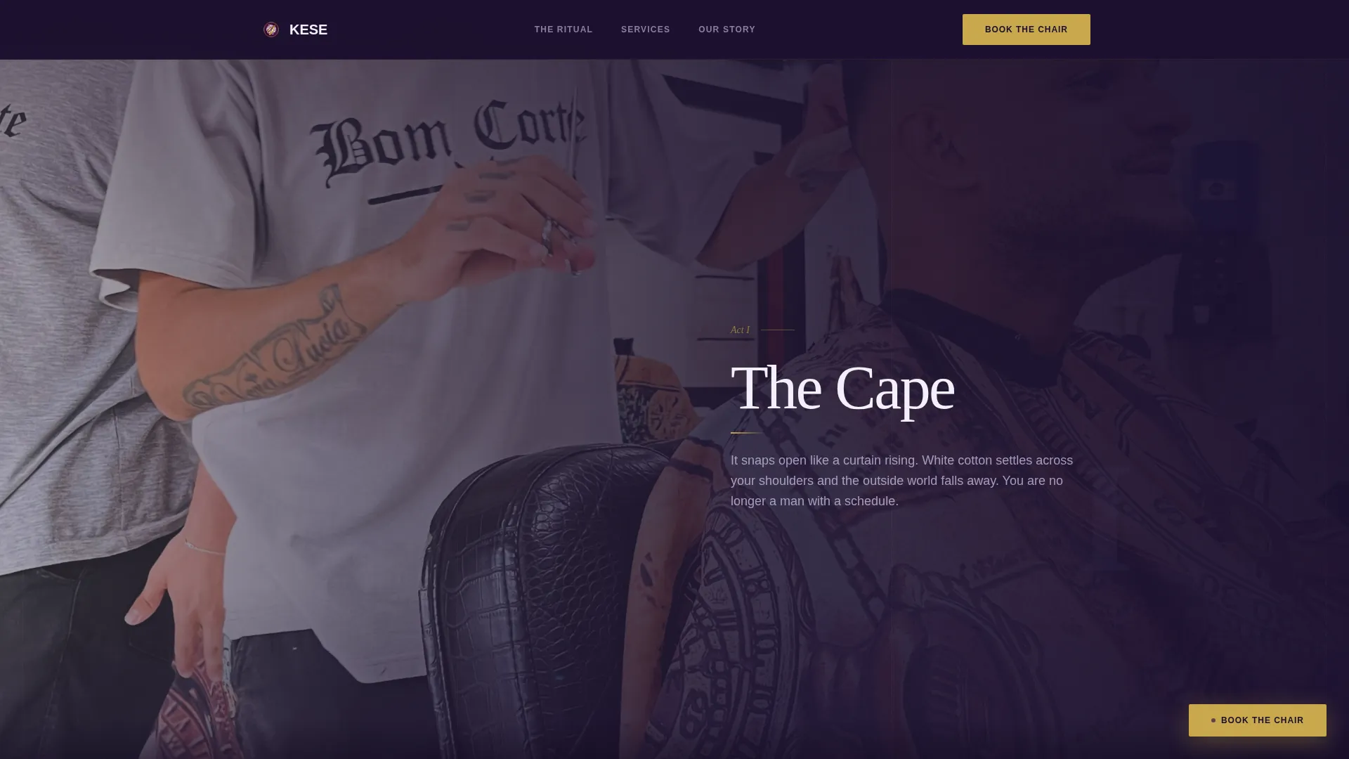 Turkish Hot Towel Barbershop Booking Website Template