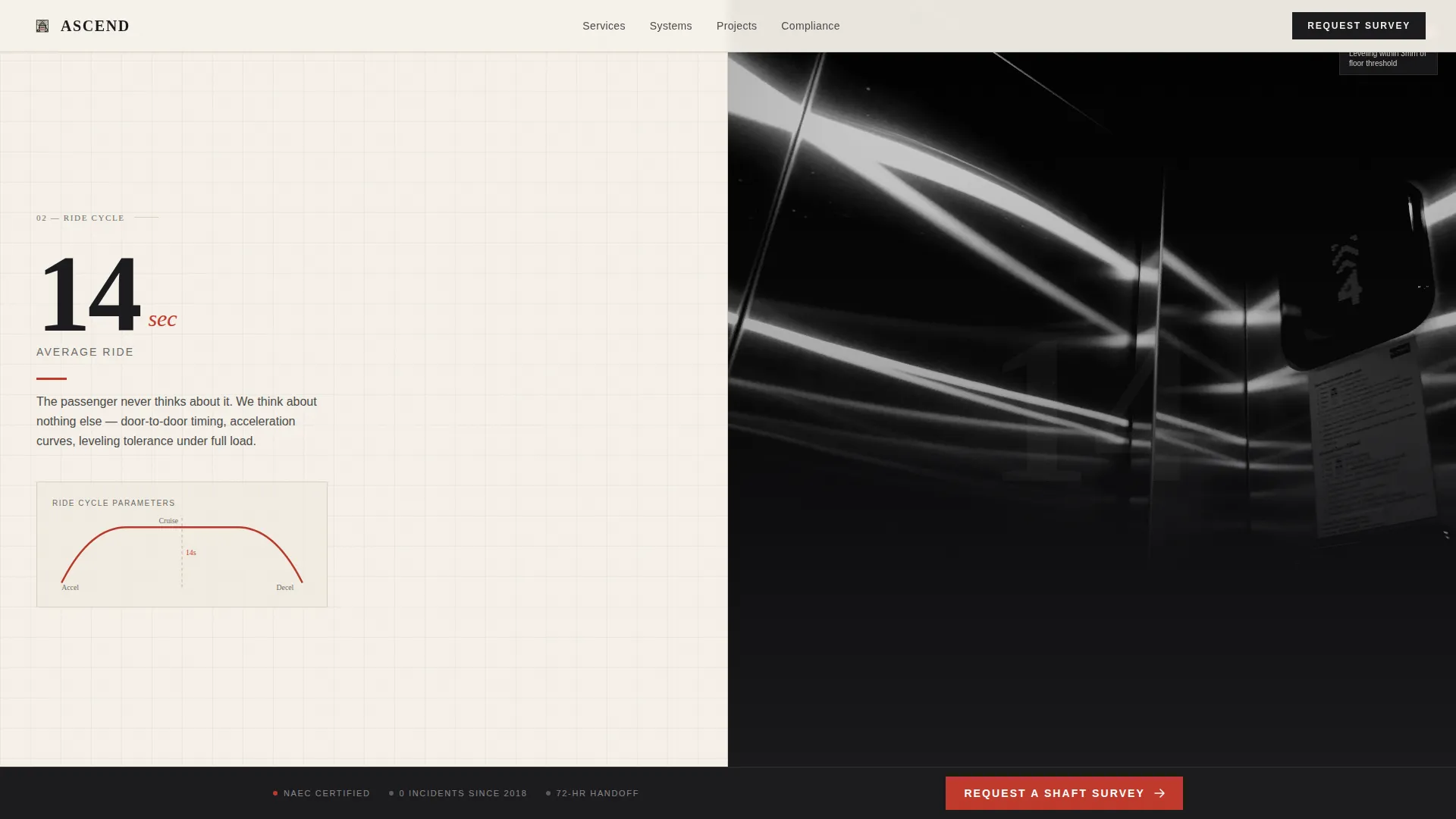 Elevator Installer Business Portfolio Website Template
