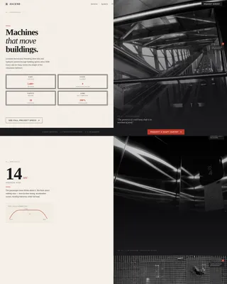 Elevator Installer Business Portfolio Website Template