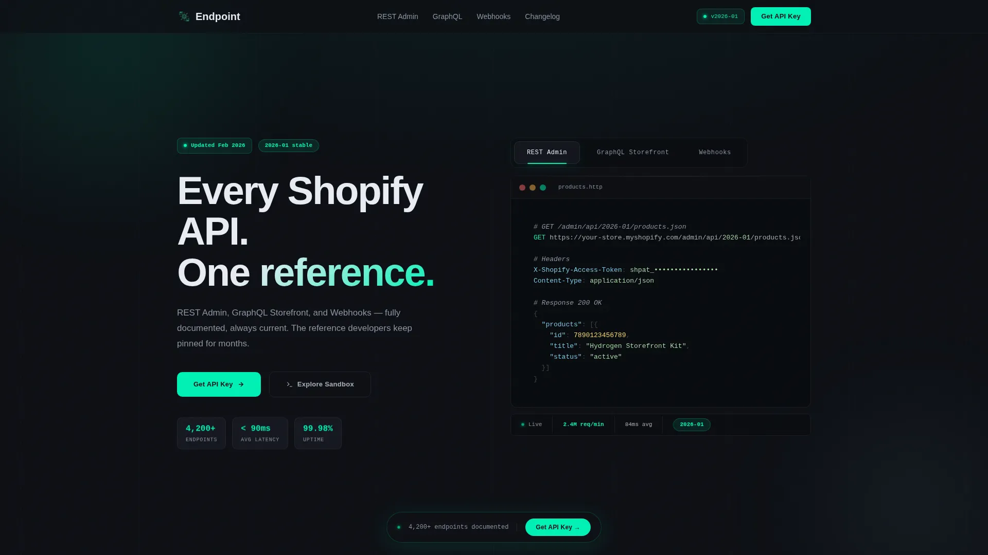 Powerful API | Free Website Template | Rocket