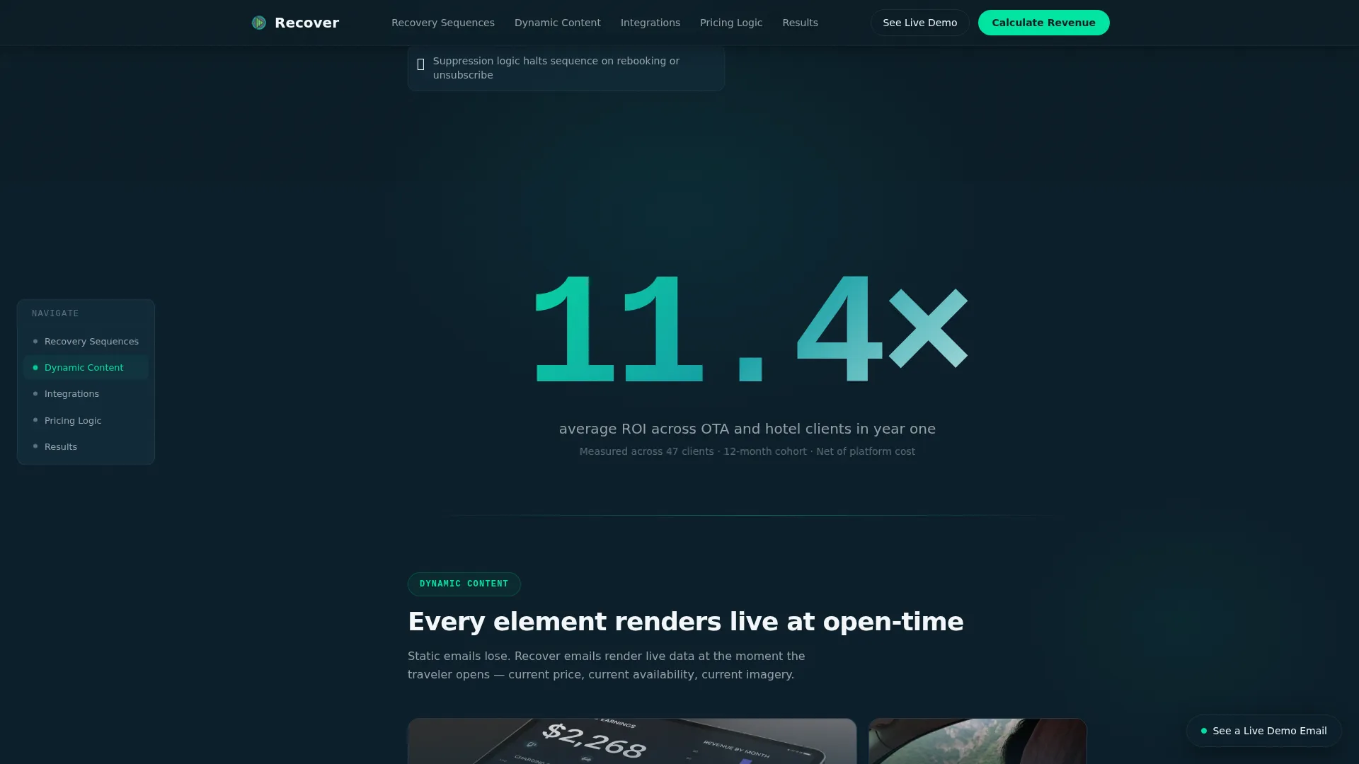 Travel Email Marketing Booking Website Template