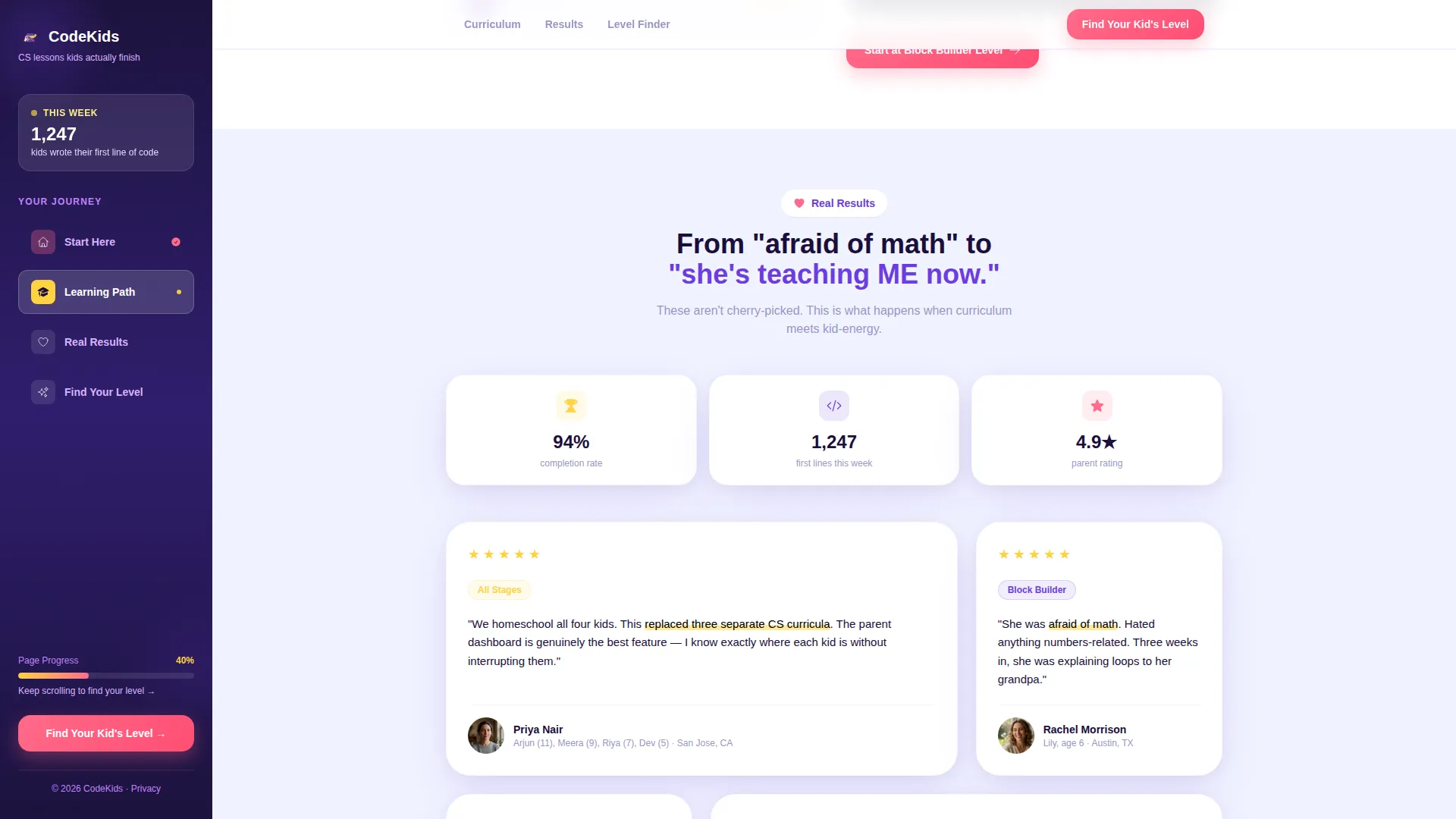 Computer Science Education Professional Website Template