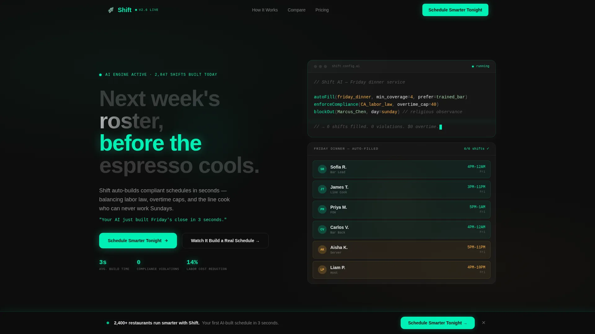 AI for Restaurant Professional Website Template