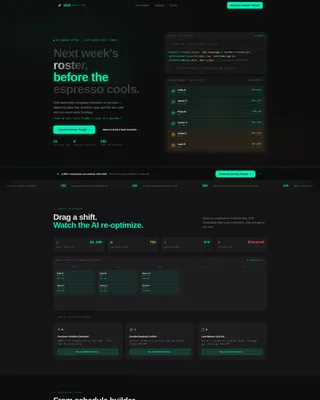 AI for Restaurant Professional Website Template