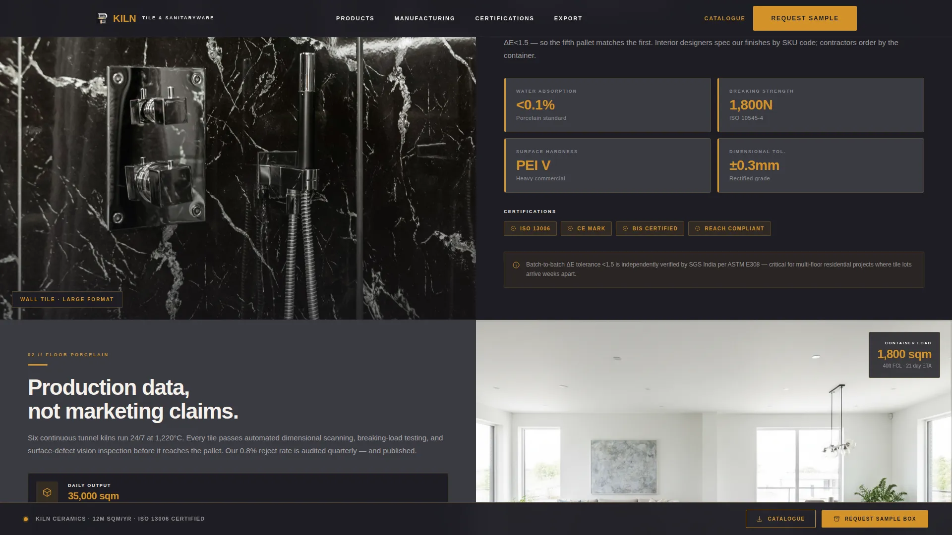 Ceramics & Glass Manufacturing Blog Website Template