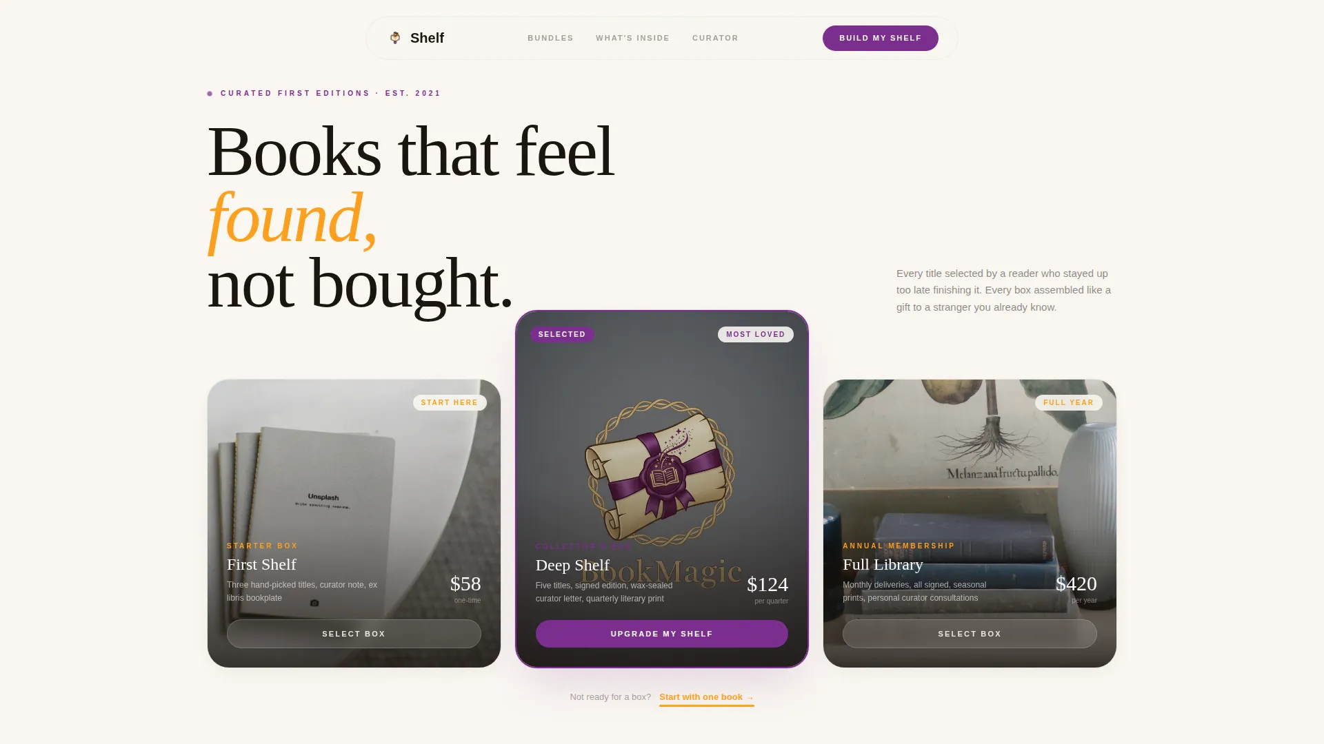 Boutique Business Booking Website Template