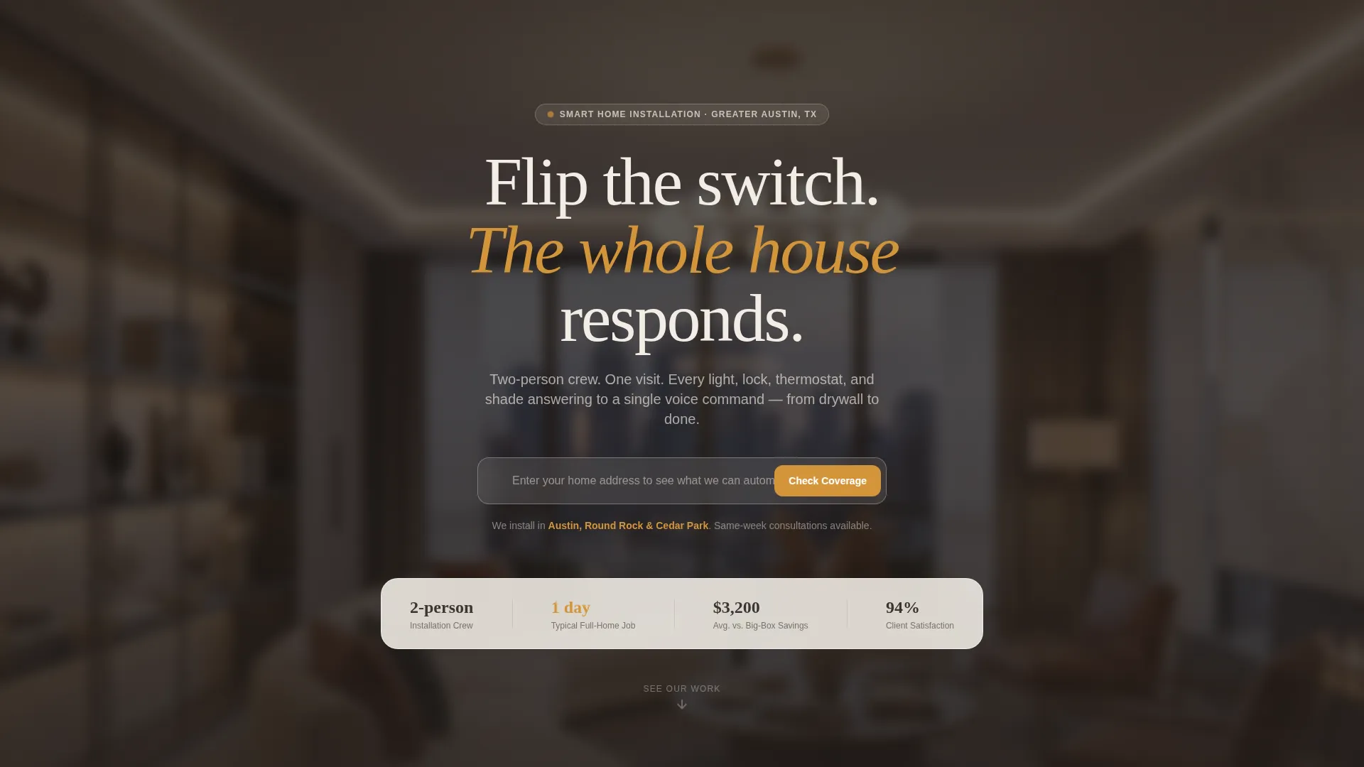 Smart Home & Automation Booking Website Template