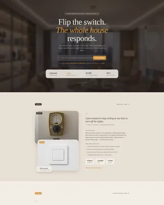 Smart Home & Automation Booking Website Template
