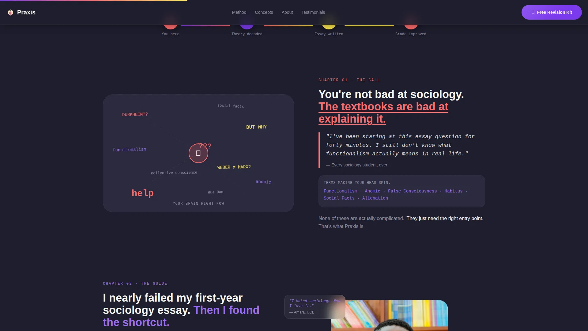 Sociology Education Professional Website Template