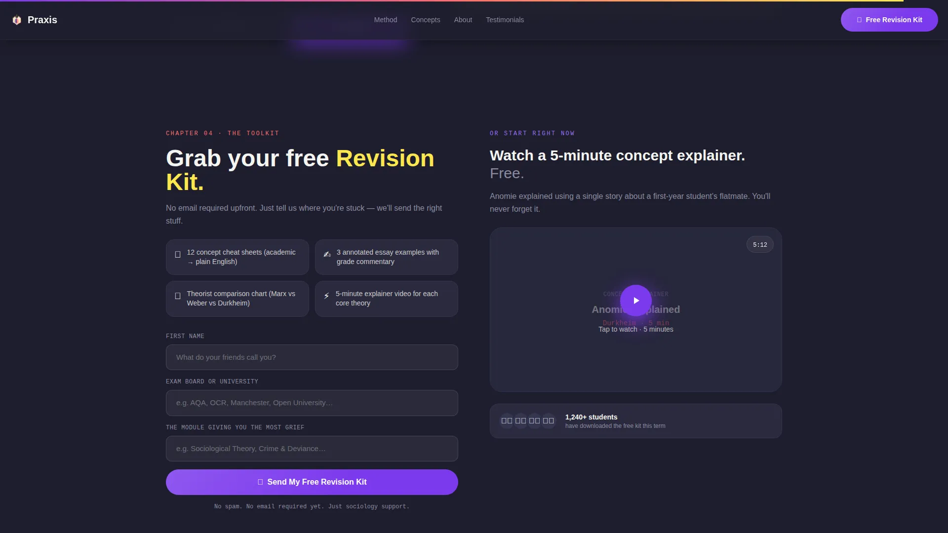 Sociology Education Professional Website Template