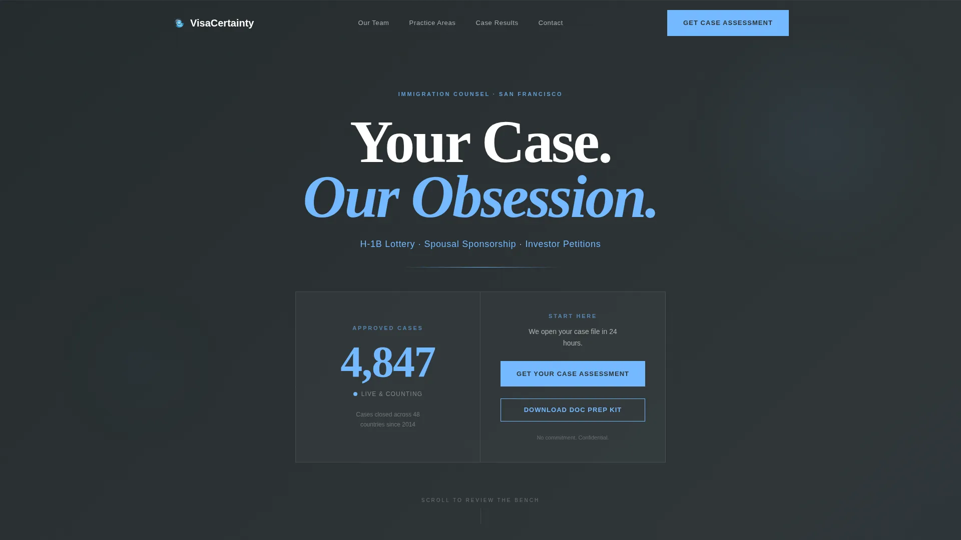 Immigration Consultant Professional Website Template