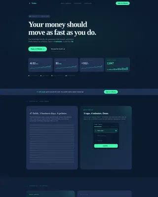 Gen Z Finance Specialist Professional Website Template