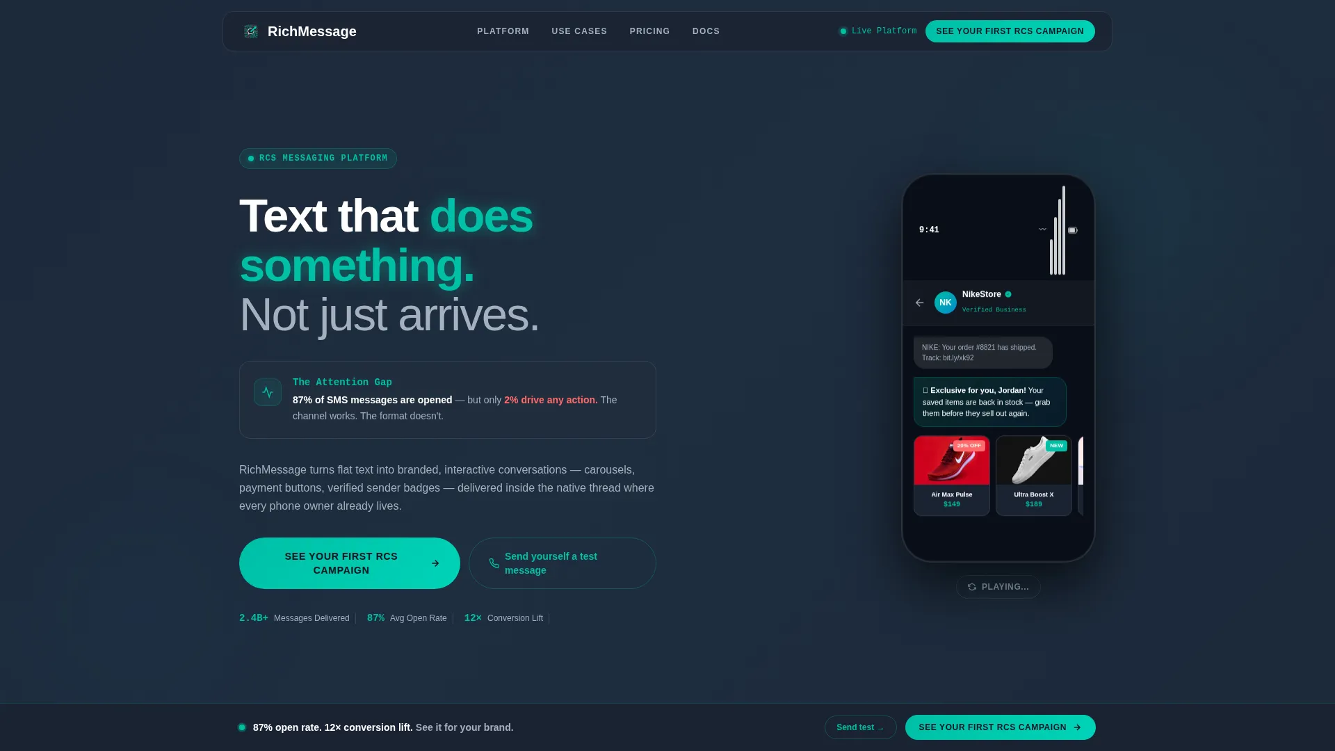 Telecom Services & Platforms Professional Website Template