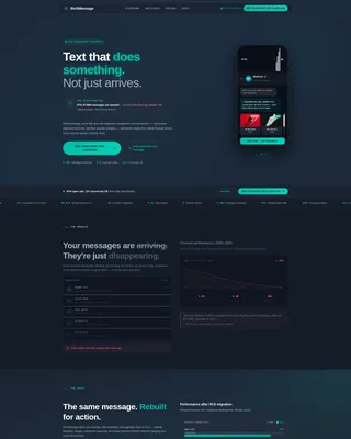 Telecom Services & Platforms Professional Website Template