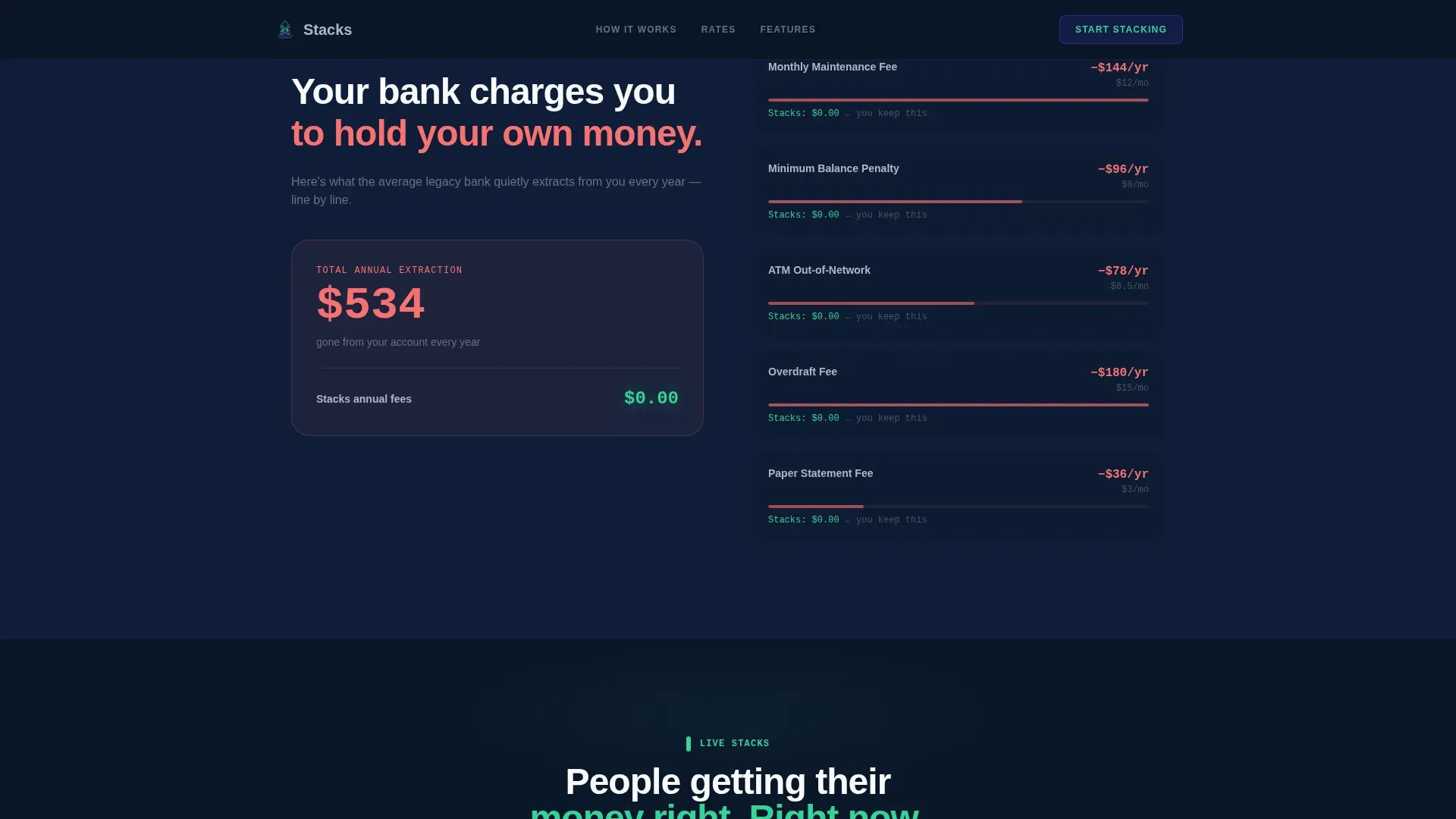 Gen Z Finance Cost Calculator Website Template