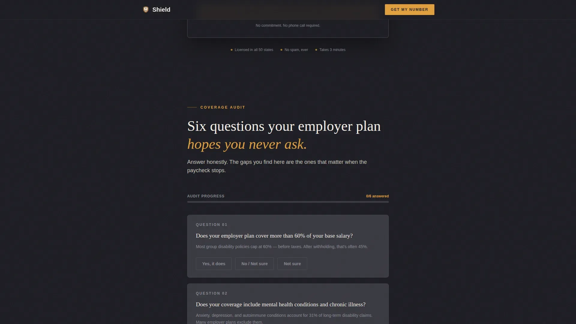Family Income Protection Landing Page Template