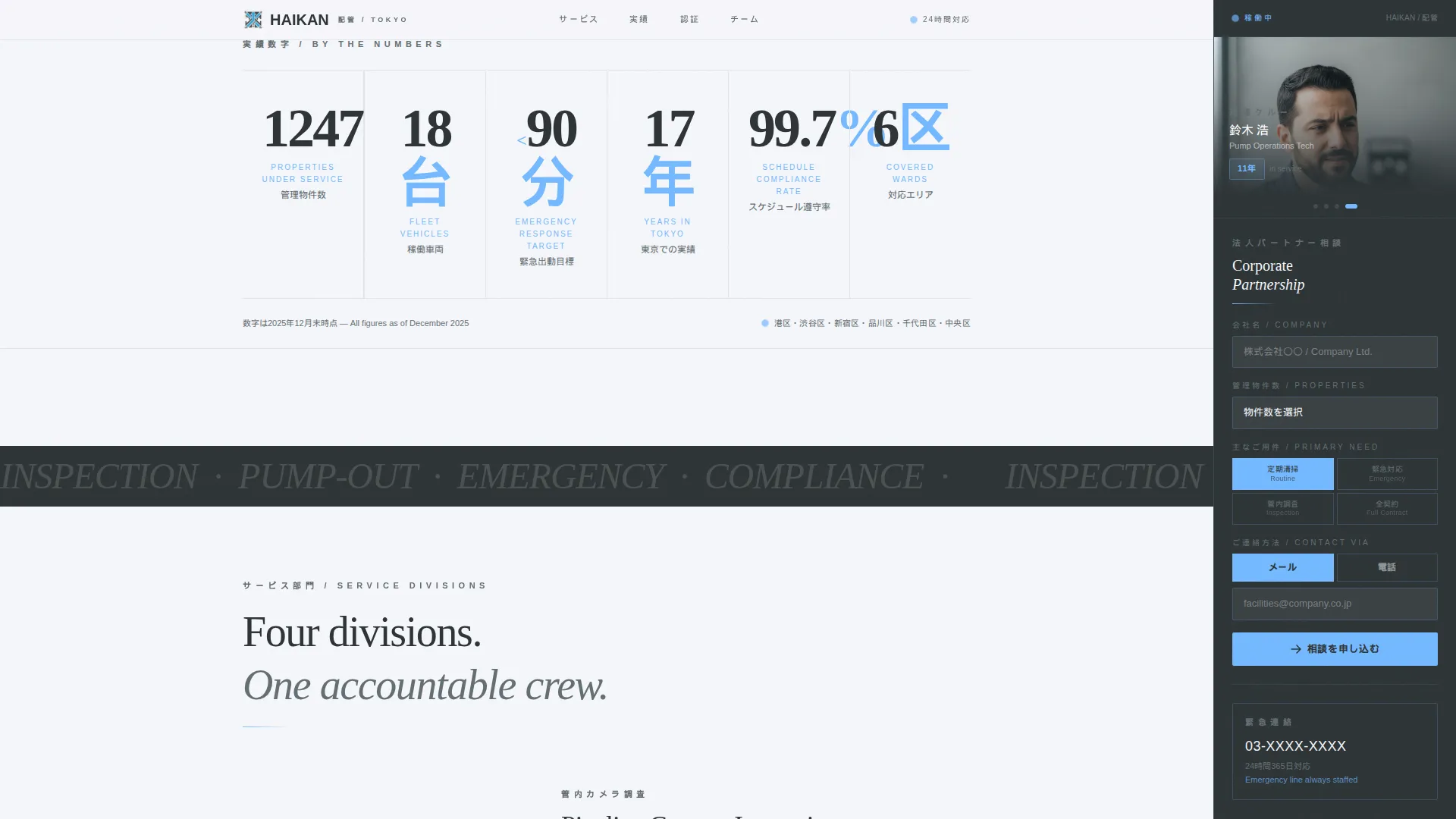 Precision Septic | Free Website Template | Rocket