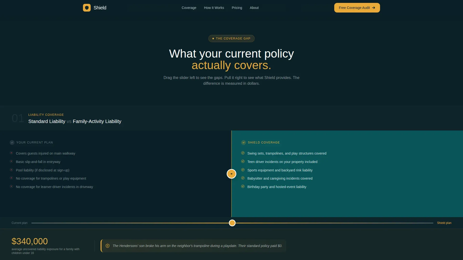 Growing Family Home Insurance Landing Page Template