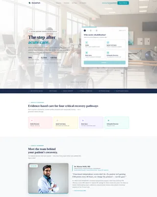 Hospital & Health System Professional Website Template