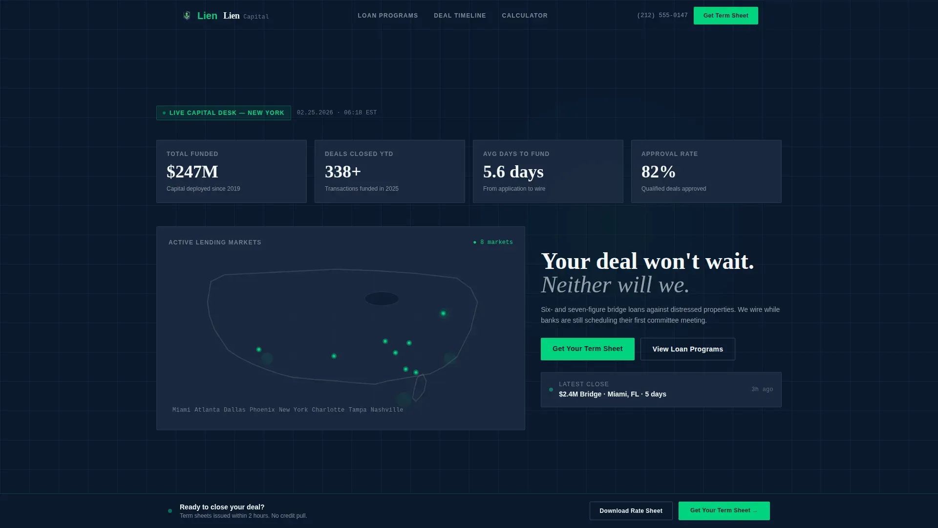 Real Estate Finance Cost Calculator Website Template