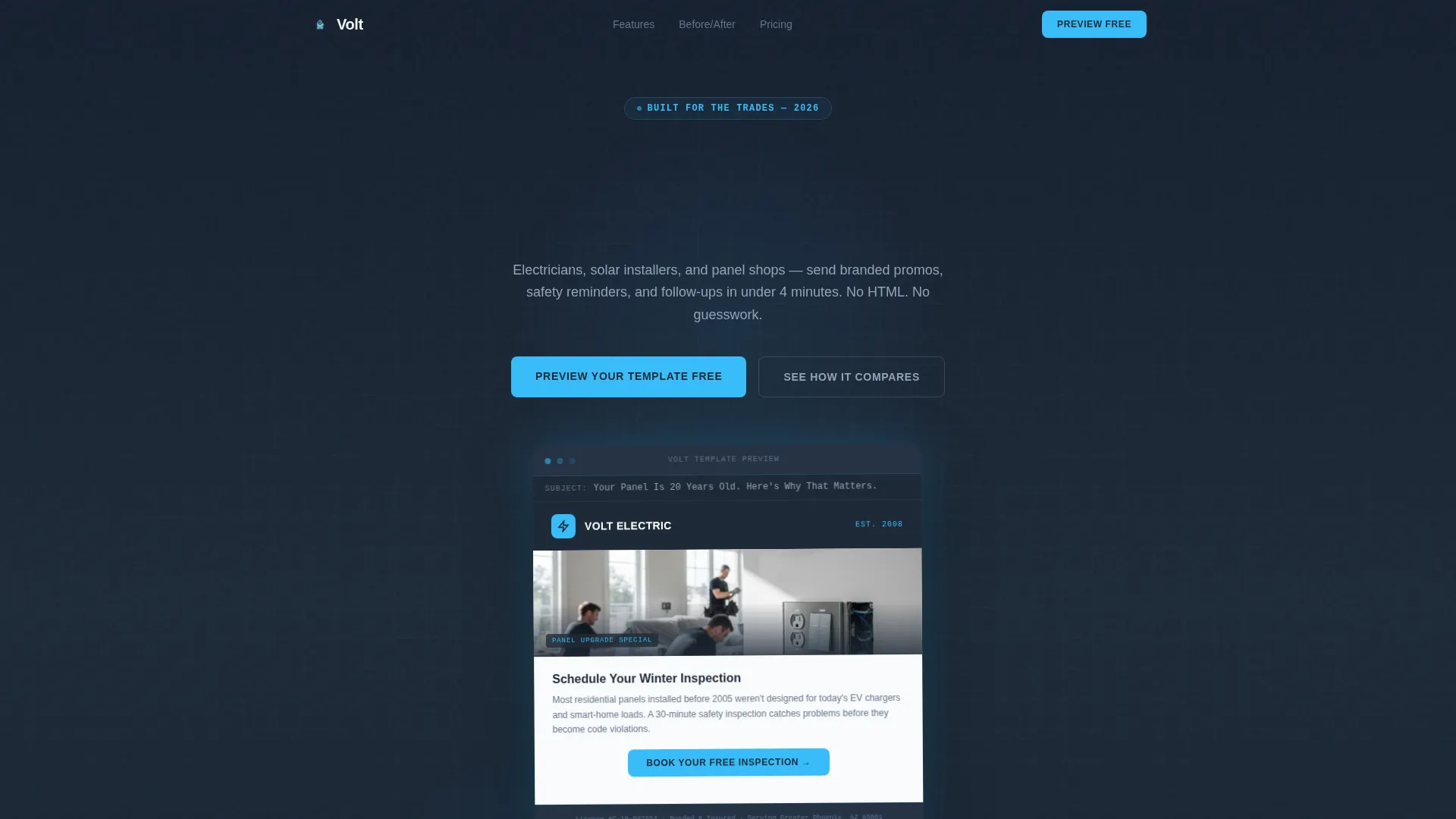 Electrical Digital Presence Reviews Website Template