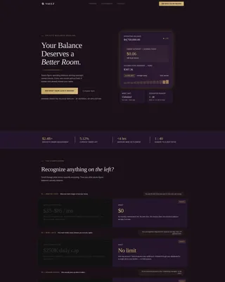 Precision Wealth Management Landing Page Template