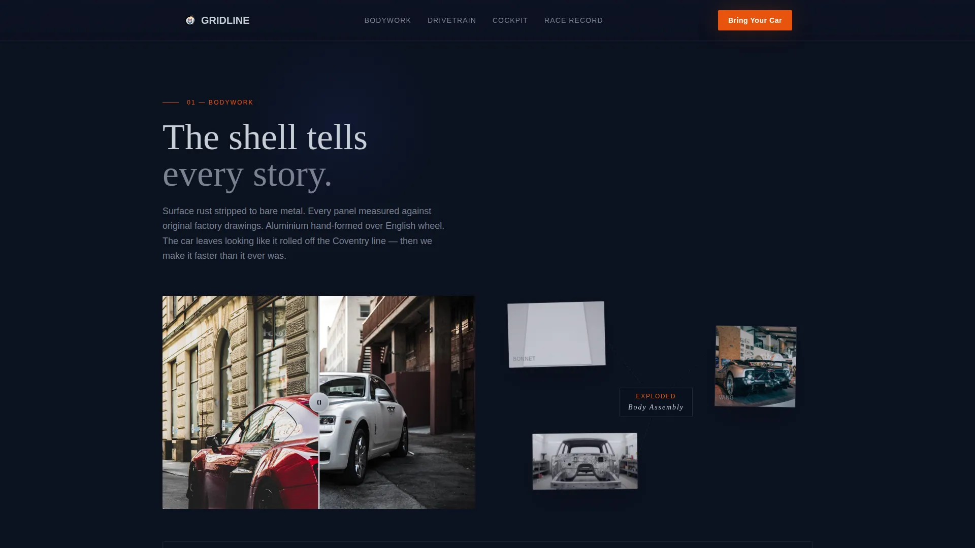 Motorsport & Racing Booking Website Template
