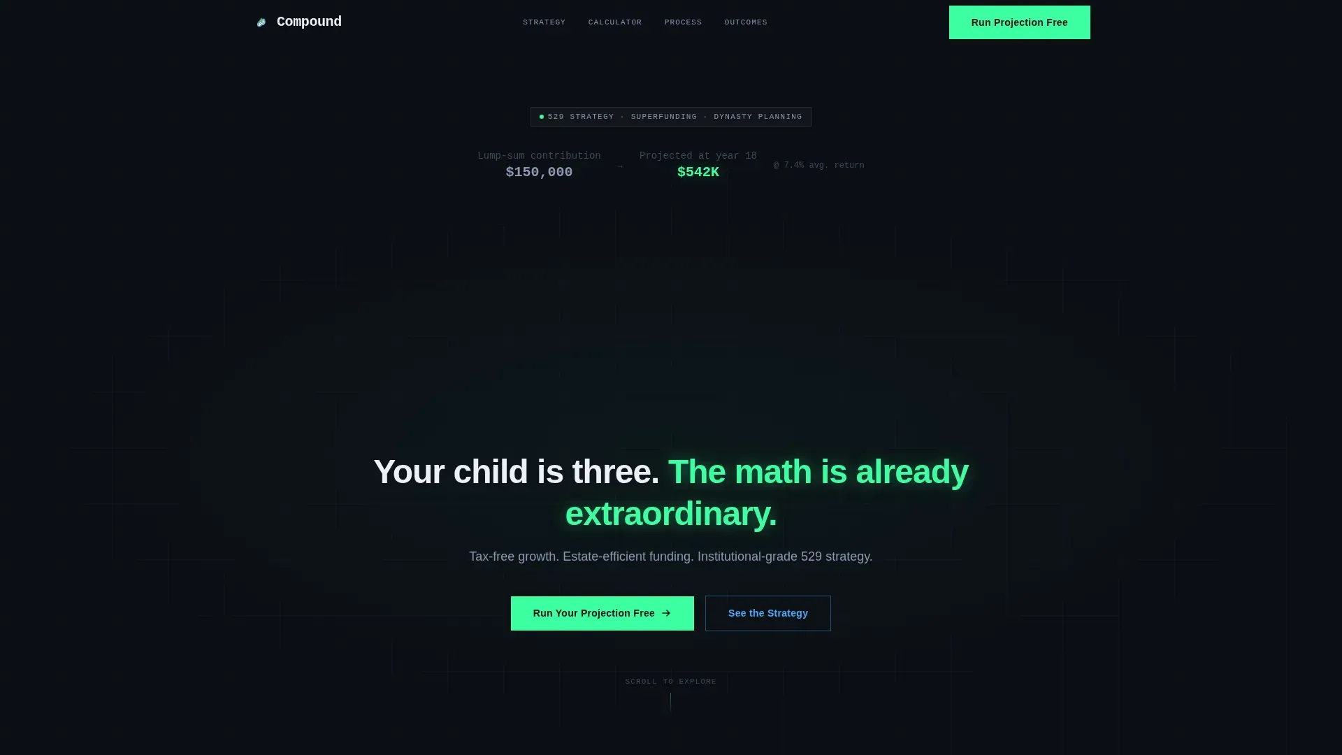 Premium 529 Advisory Landing Page Template