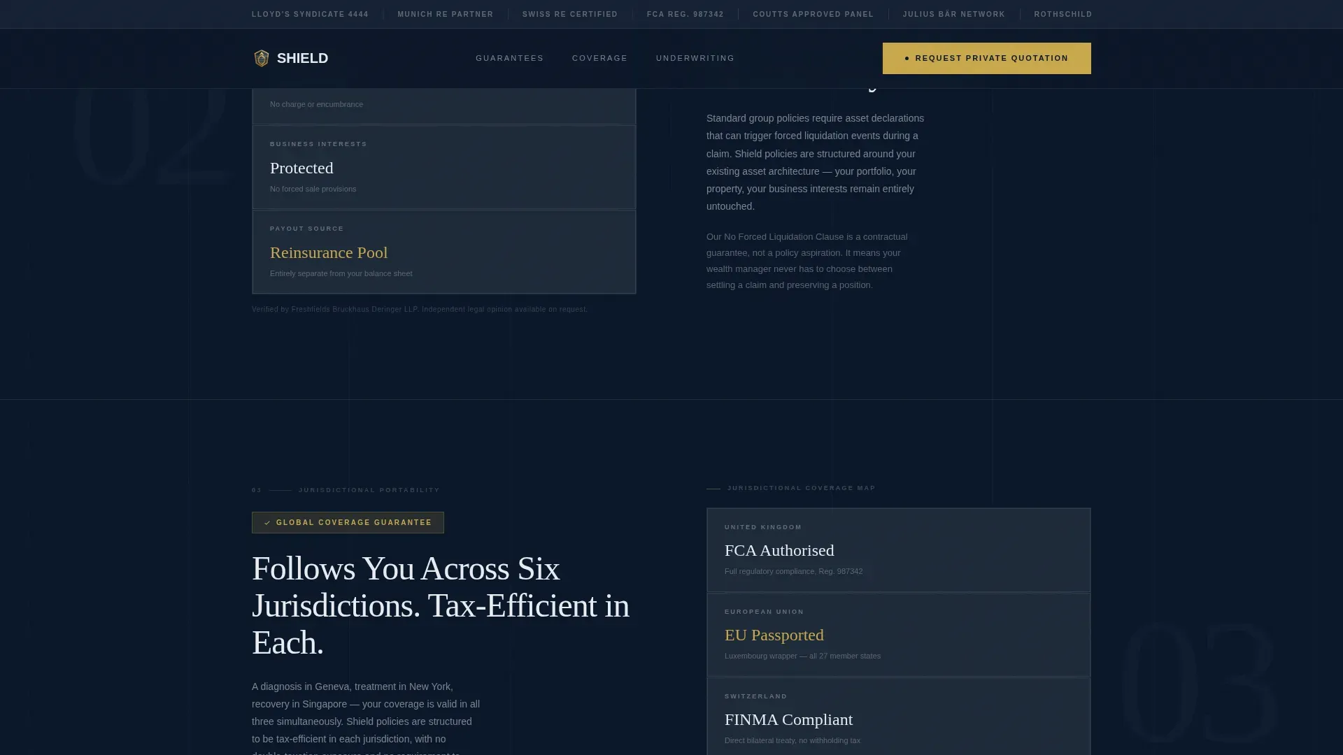 High Net Worth Individual Insurance Specialist Professional Website Template
