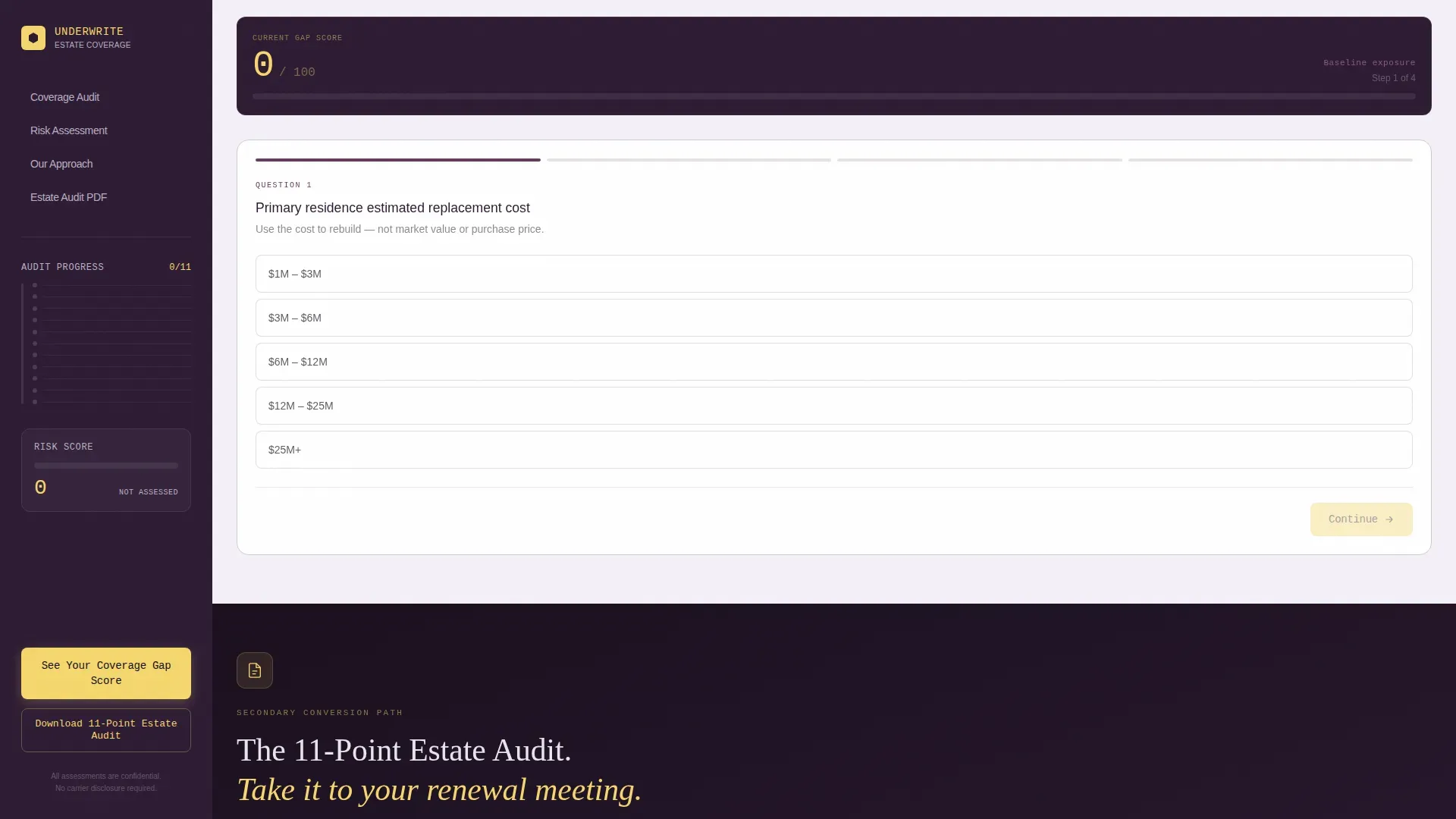 High Net Worth Individual Insurance Advanced Professional Website Template