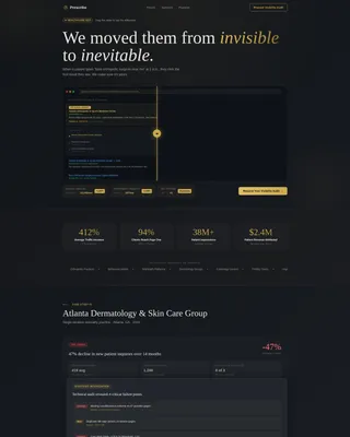 Healthcare Marketing & Agency Portfolio Website Template