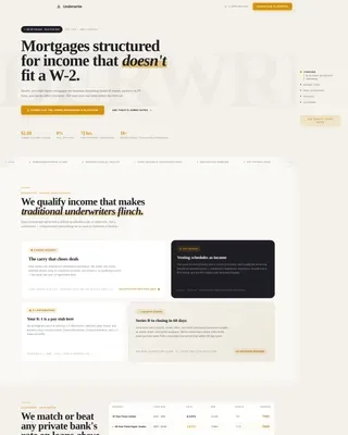 High Net Worth Finance Specialist Professional Website Template