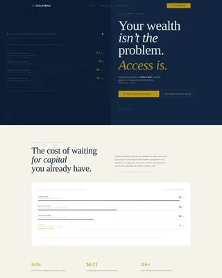 Bespoke Private Lending Landing Page Template