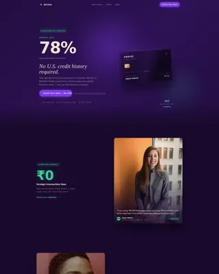 Credit Immigration Finance Landing Page Template