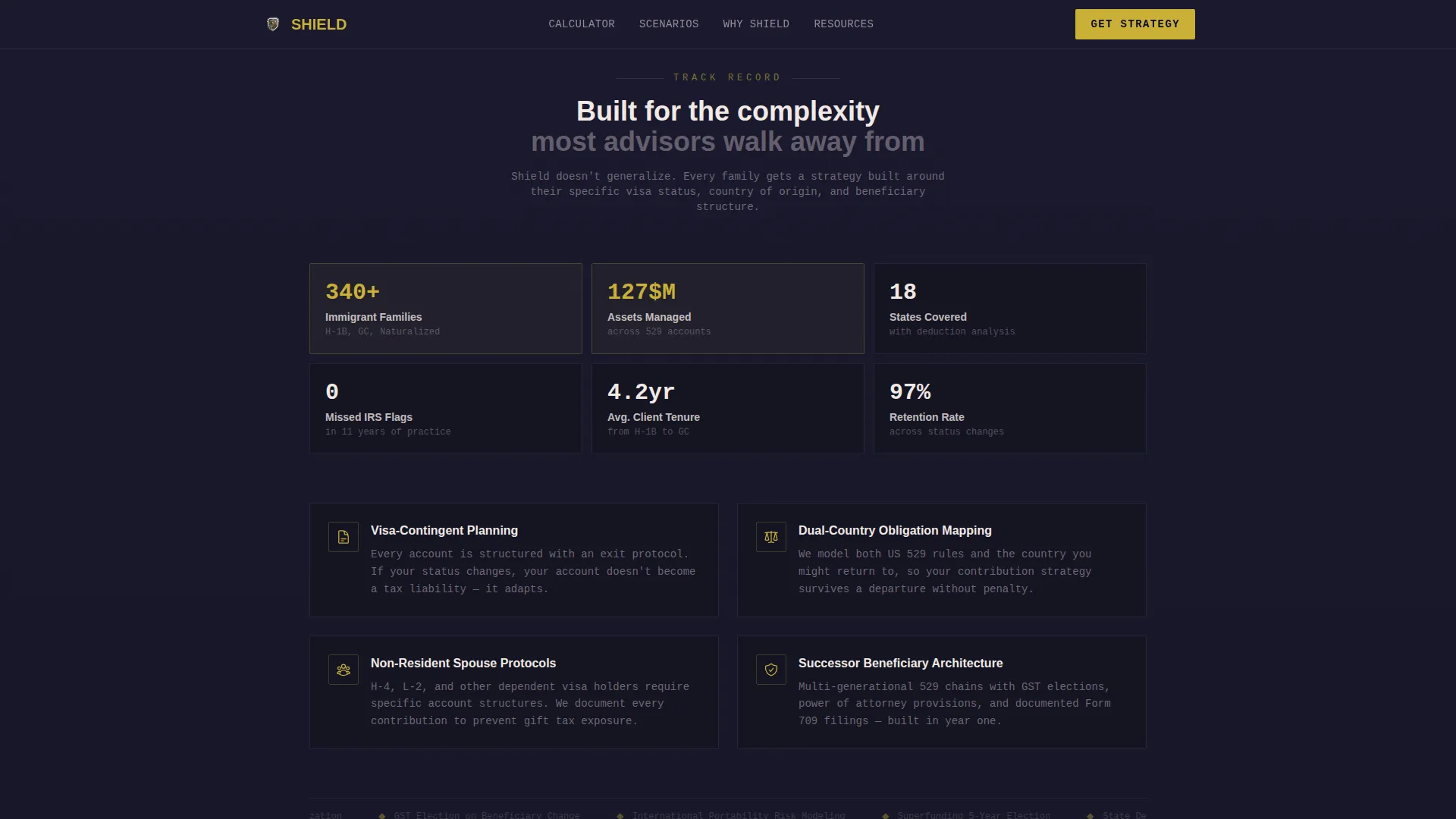 Immigrant 529 Education Savings Planning Landing Page