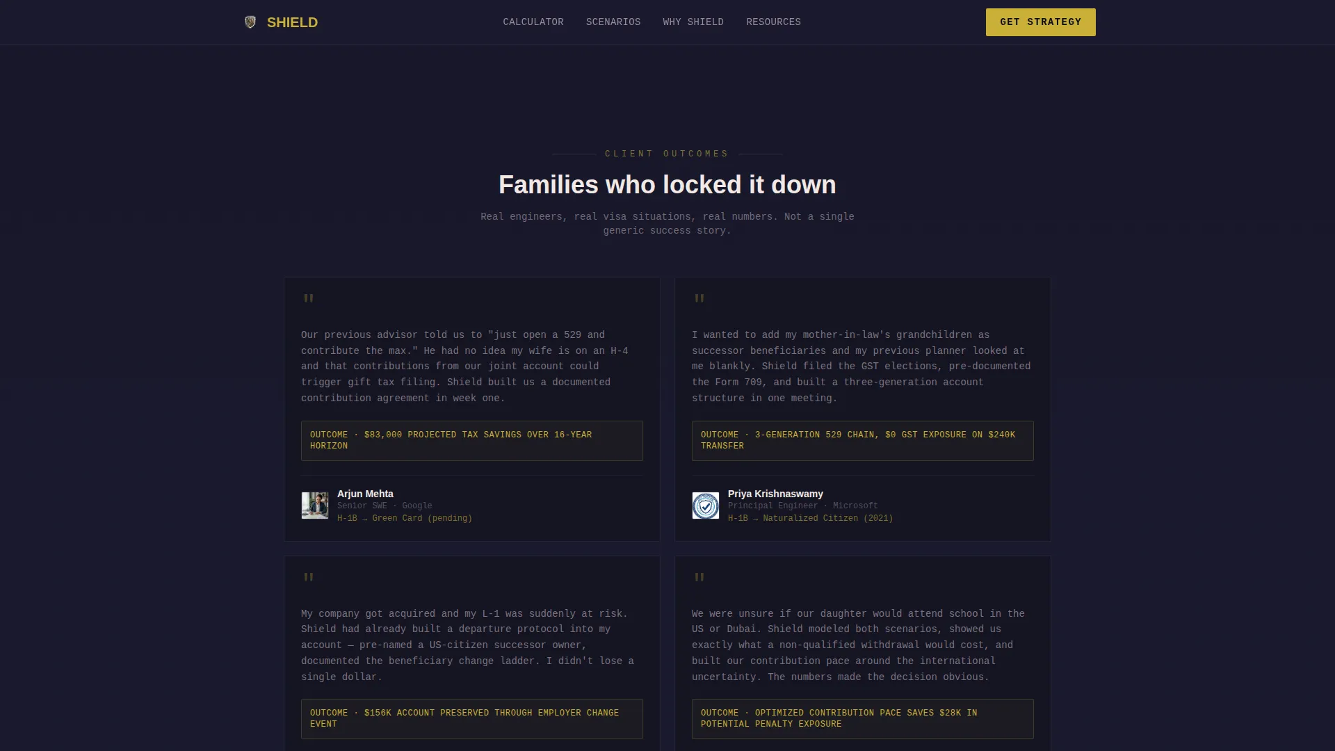 Immigrant 529 Education Savings Planning Landing Page