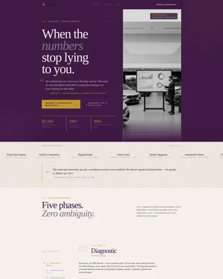 Automotive Consulting Directory Website Template