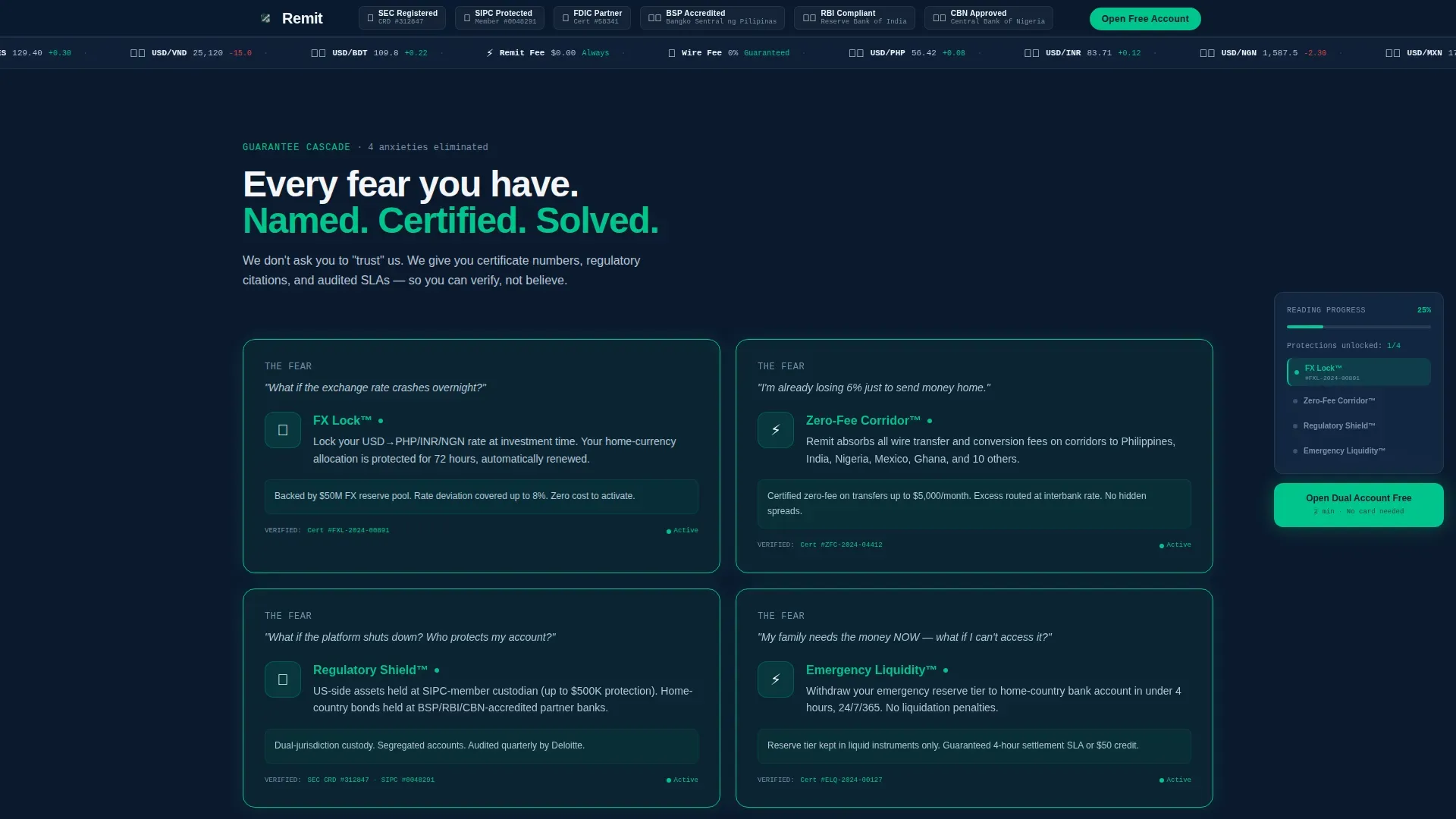 Multicurrency Investment Platform Landing Page Template