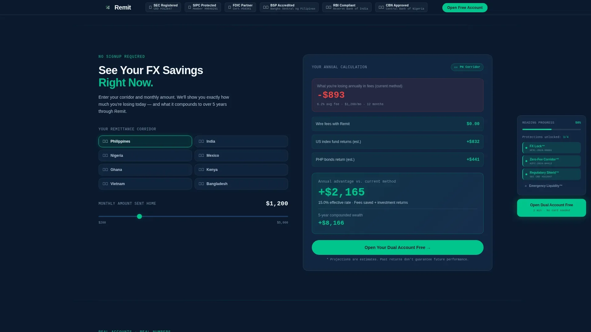 Multicurrency Investment Platform Landing Page Template