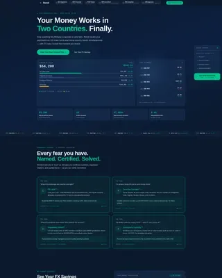 Multicurrency Investment Platform Landing Page Template